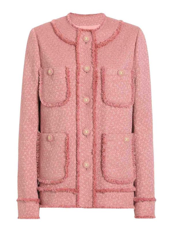 DOLCE & GABBANA: ブレザー - ブレザー - ヌードカラー