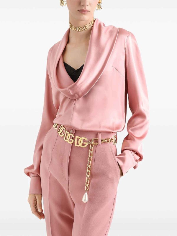 The Best Shops DOLCE & GABBANA: ブラウス - ブラウス - ヌードカラー