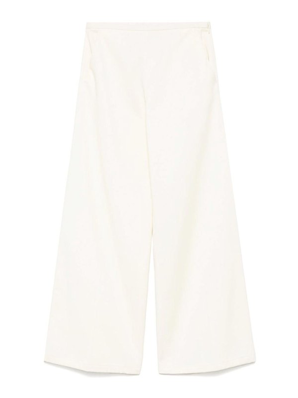 FORTE FORTE: カジュアルトラウザー - カジュアルパンツ - 白