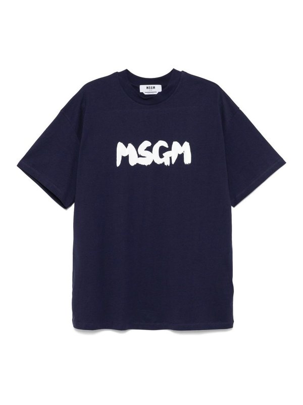 m.s.g.m.: T-shirts - T-Shirt - Bleu