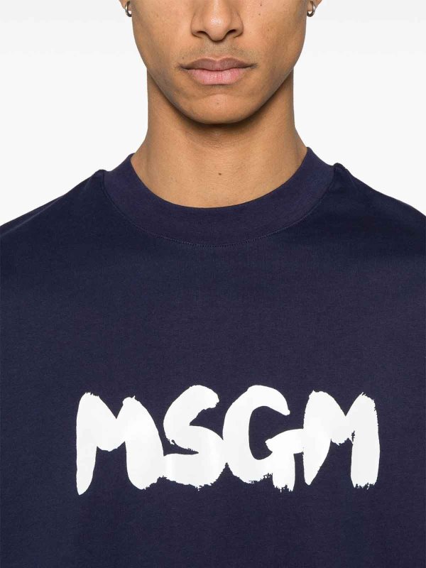 m.s.g.m. buy online T-Shirt - Bleu