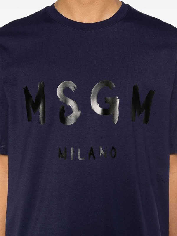 T-Shirt - Blau shop online: m.s.g.m.