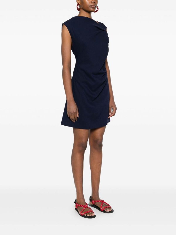 Kurzes Kleid - Blau shop online: m.s.g.m.