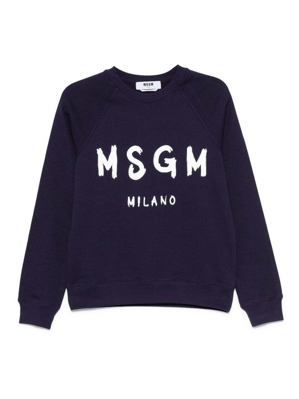 m.s.g.m.: クルーネック - クルーネック - ブルー