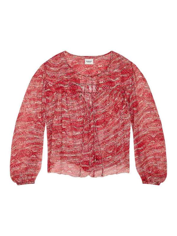 Isabel Marant Etoile: Blusen - Bluse - Rot