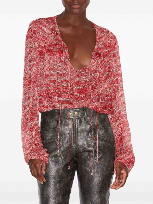 Isabel Marant Etoile: Blusen online - Bluse - Rot