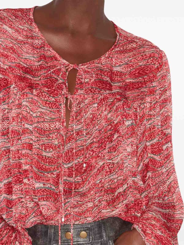 The Best Shops Isabel Marant Etoile: Blusen - Bluse - Rot