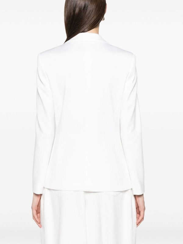 The Best Shops Pinko: casual jackets - Alexia White Double Breasted Jacket