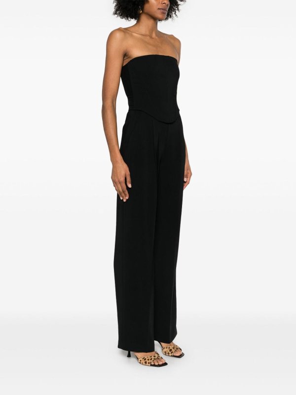 Pinko buy online Black Strapless Long Jumpsuit Gallo