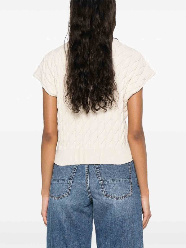 カーディガン - ベージュ shop online: Semicouture