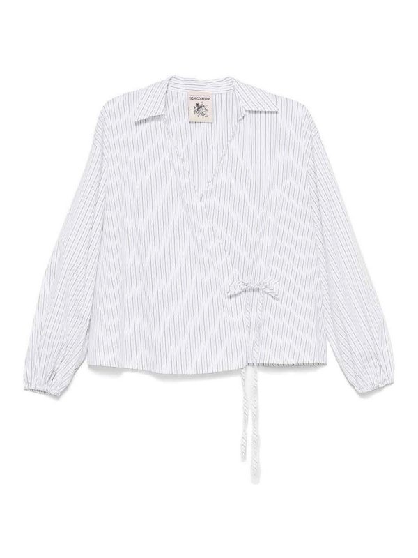 Semicouture: Blusen - Bluse - Weiß