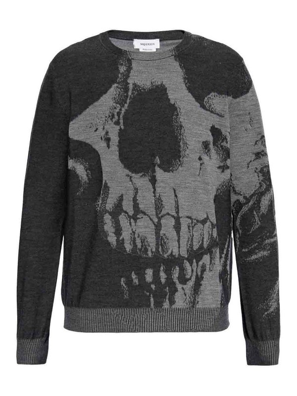 ALEXANDER MCQUEEN: crew necks - Skull Crewneck Jumper