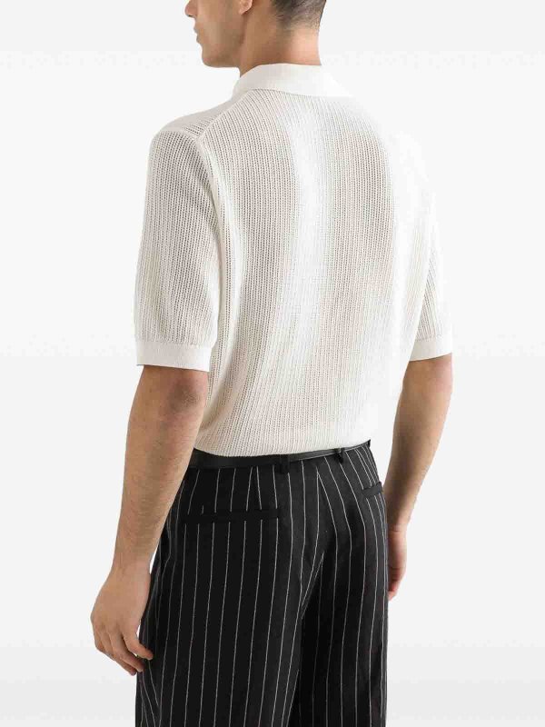 ポロシャツ - 白 shop online: DOLCE & GABBANA