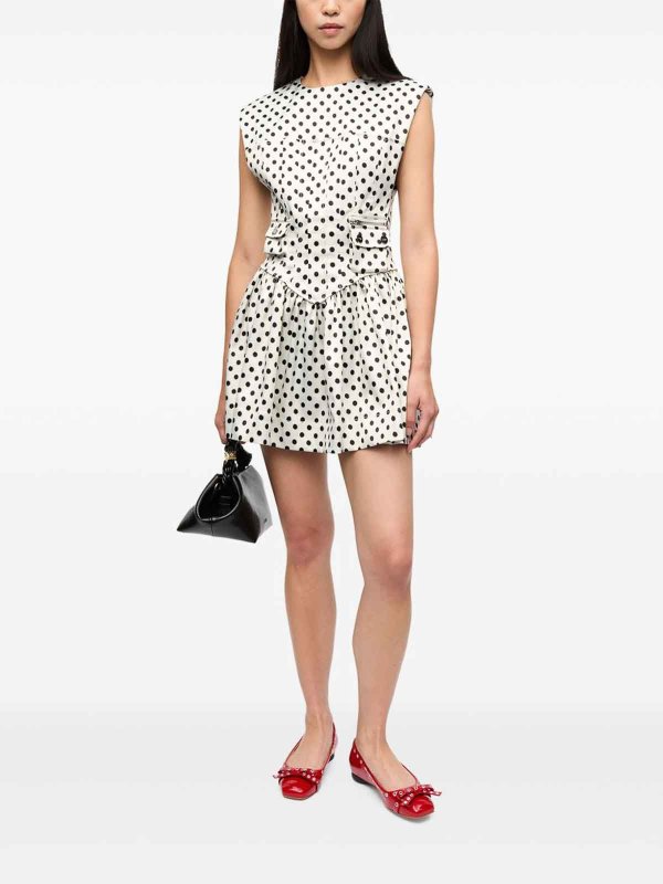 GANNI: ショートドレス online - ショートドレス - 白