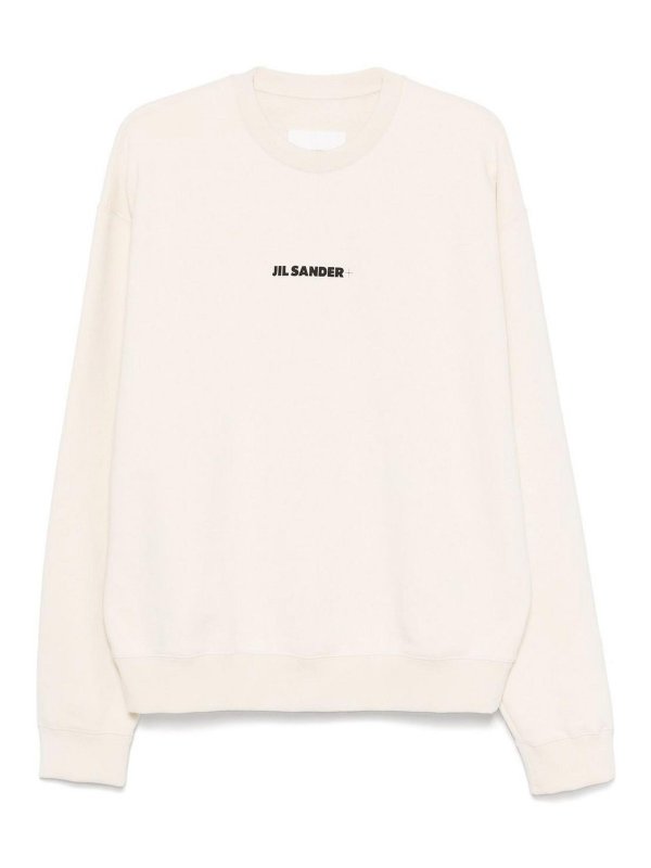 JIL SANDER: t-shirts - Cotton T-Shirt With Logo Print
