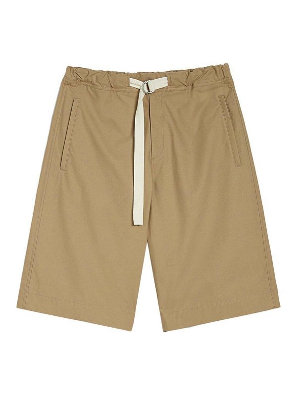 JIL SANDER: トラウザーショーツ - ショートパンツ - ベージュ