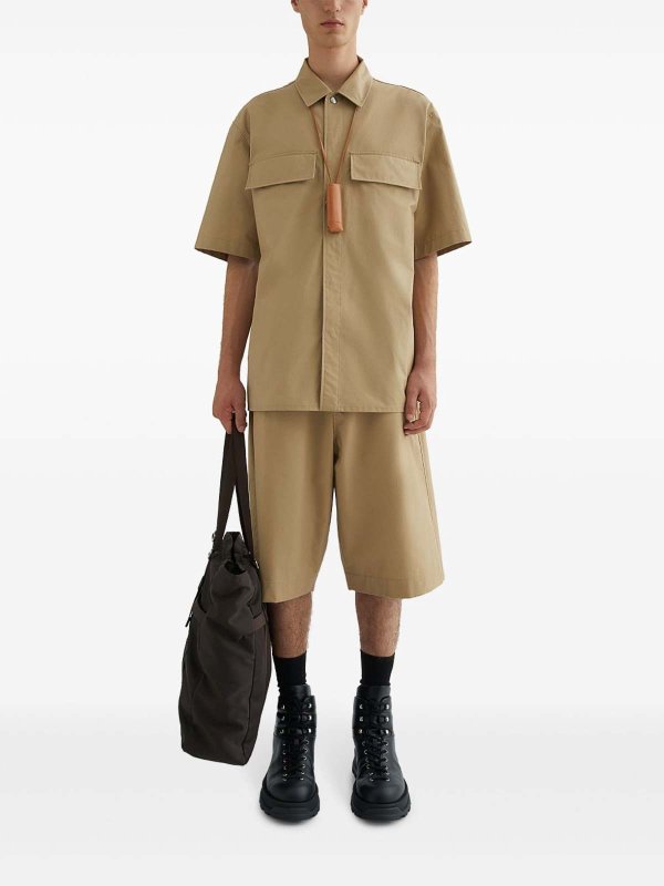 JIL SANDER: トラウザーショーツ online - ショートパンツ - ベージュ