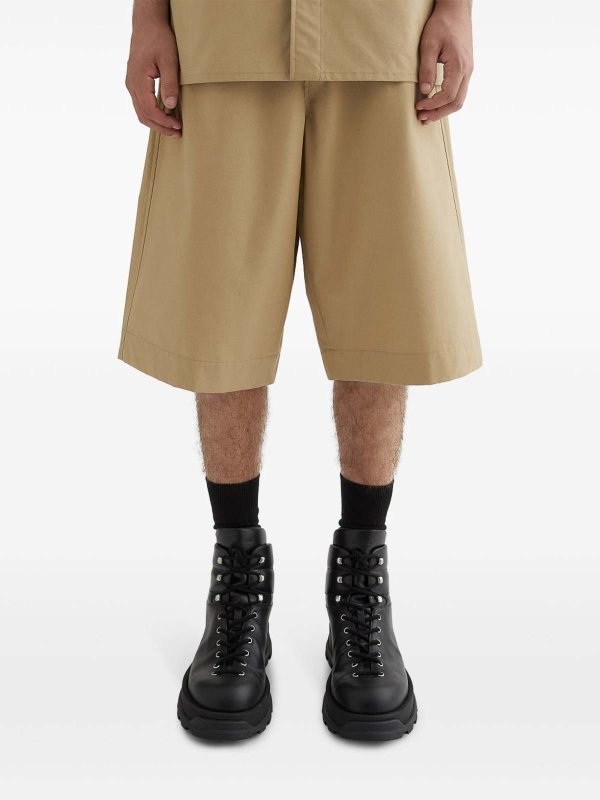 The Best Shops JIL SANDER: トラウザーショーツ - ショートパンツ - ベージュ