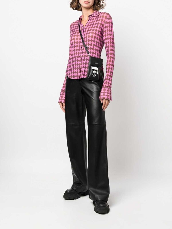 ショルダーバッグ - 黒 shop online: KARL LAGERFELD