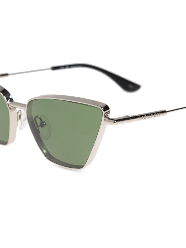 The Best Shops ALEXANDER MCQUEEN: Sonnenbrillen - Sonnenbrille - Silber