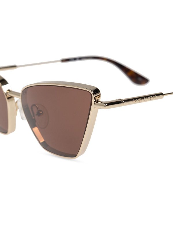 ALEXANDER MCQUEEN: サングラス online - サングラス - 金