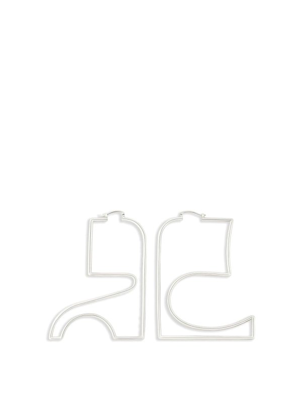 Courreges: イヤリング - イヤリング - 銀