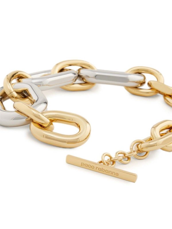 RABANNE: Necklaces & Chokers online - Necklace In Silver And Gold-Tone Brass