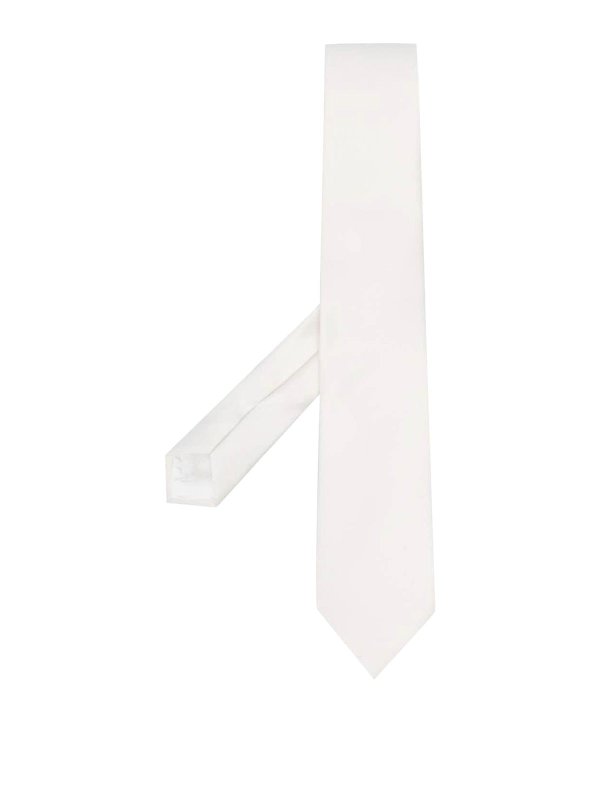 TAGLIATORE: Cravates & noeuds papillon - Cravate - Blanc