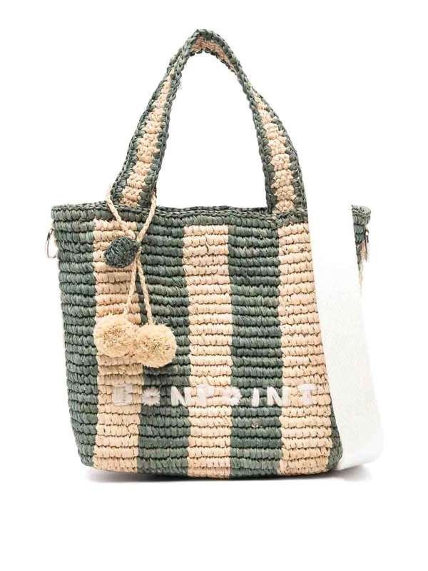 Bonpoint: Handtaschen - Shopper - Grün