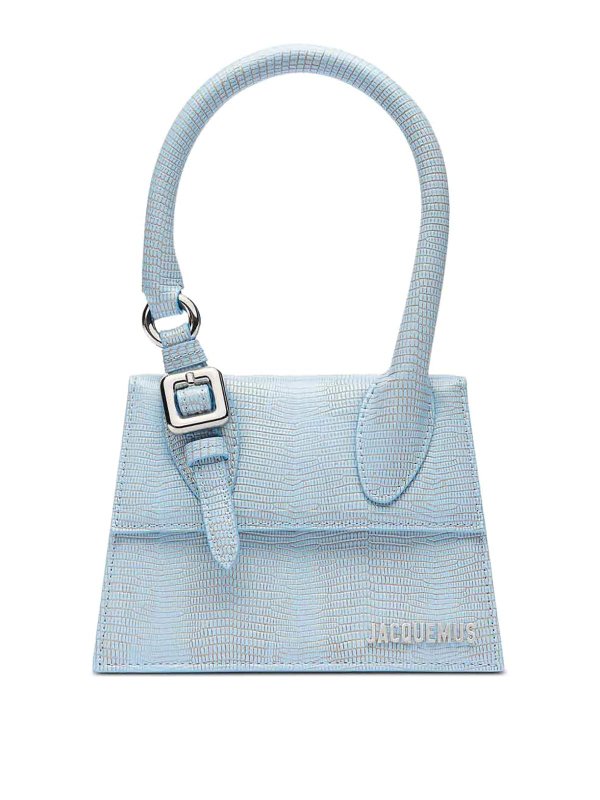 JACQUEMUS: Schultertaschen - Schultertasche - Hellblau