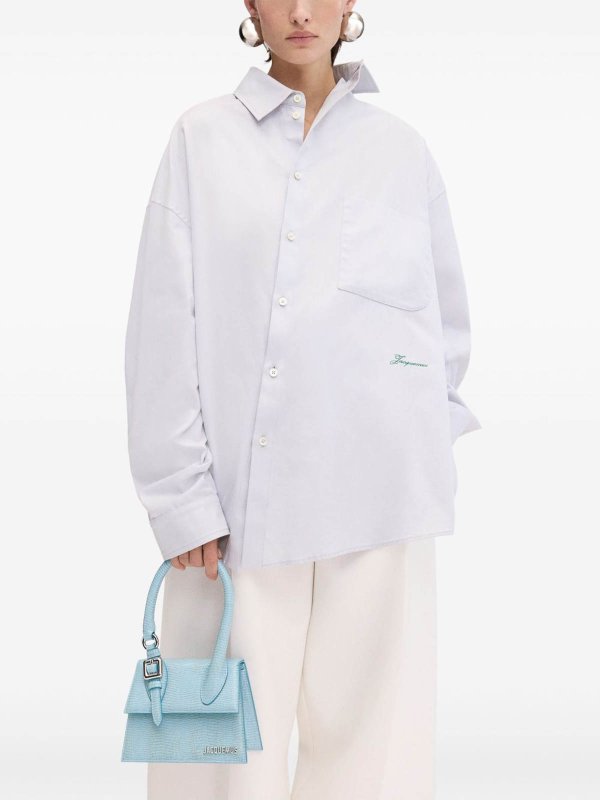 JACQUEMUS buy online Schultertasche - Hellblau
