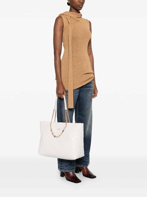 トートバッグ - ベージュ shop online: Liu Jo