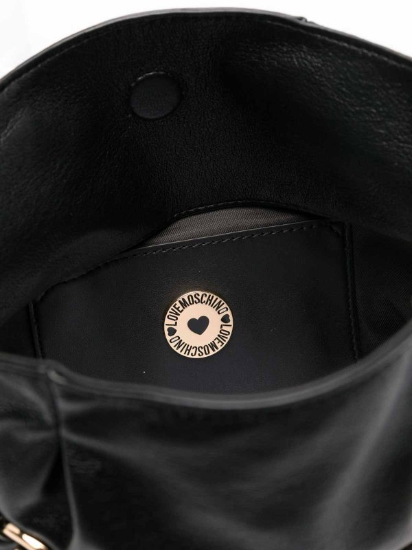 クロスボディバッグ - 黒 shop online: LOVE MOSCHINO