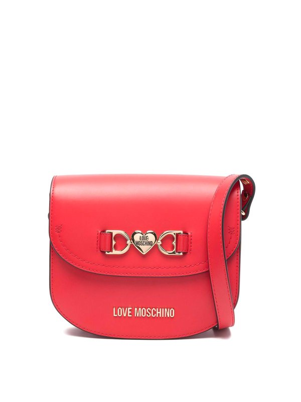 LOVE MOSCHINO: クロスボディバッグ - クロスボディバッグ - 赤