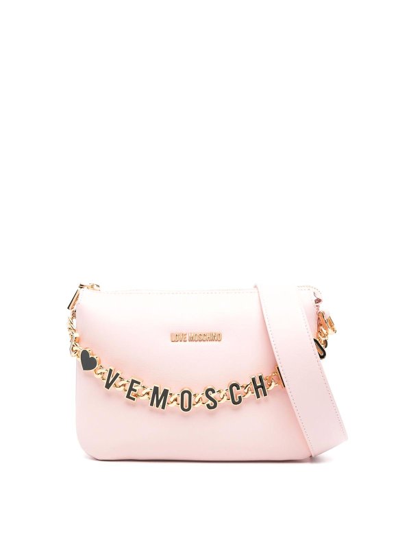 LOVE MOSCHINO: クロスボディバッグ - クロスボディバッグ - ライトピンク