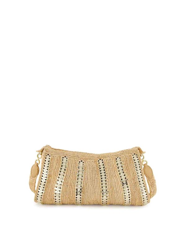 RABANNE: Handtaschen - Shopper - Beige