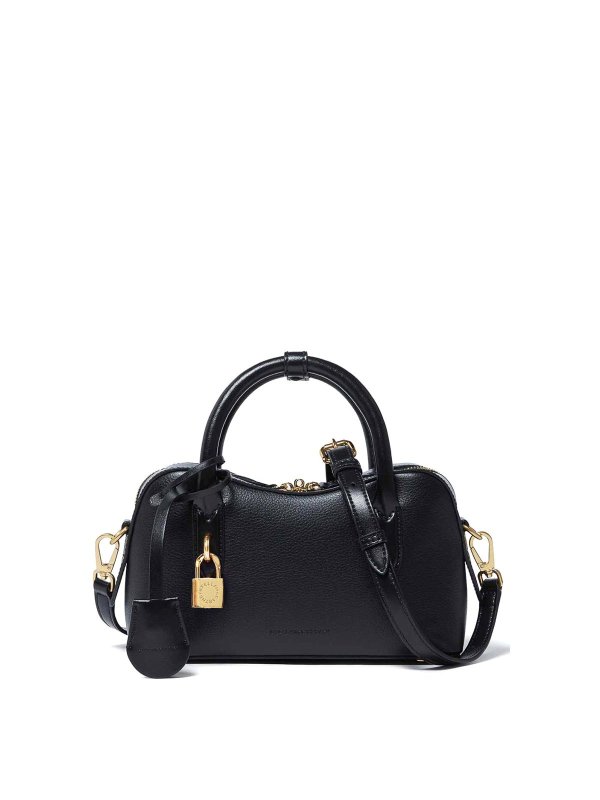 STELLA McCARTNEY: shoulder bags - Small Black Stella Ryder Shoulder Bag