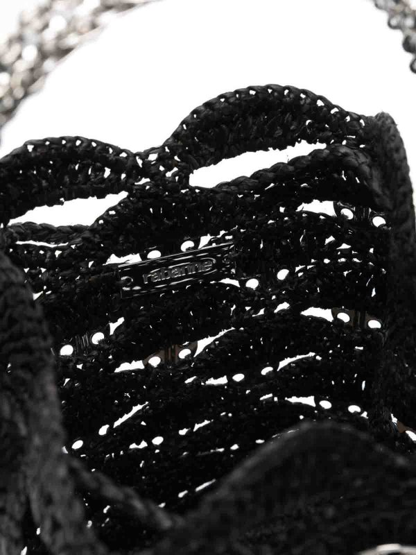 バケットバッグ - 銀 shop online: RABANNE