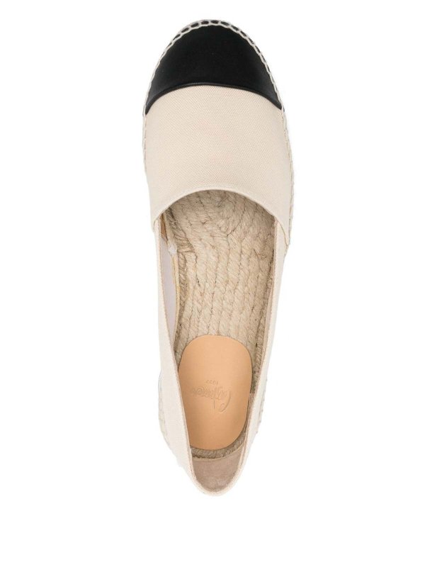 CASTANER: espadrillas online - Katty Flat espadrilles con punta nera