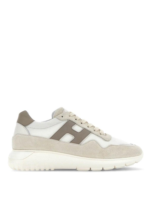 HOGAN: trainers - Interactive Beige Sneakers