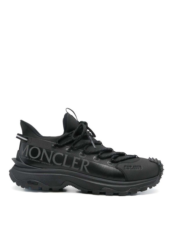 MONCLER: Chaussures de sport - Baskets - Noir