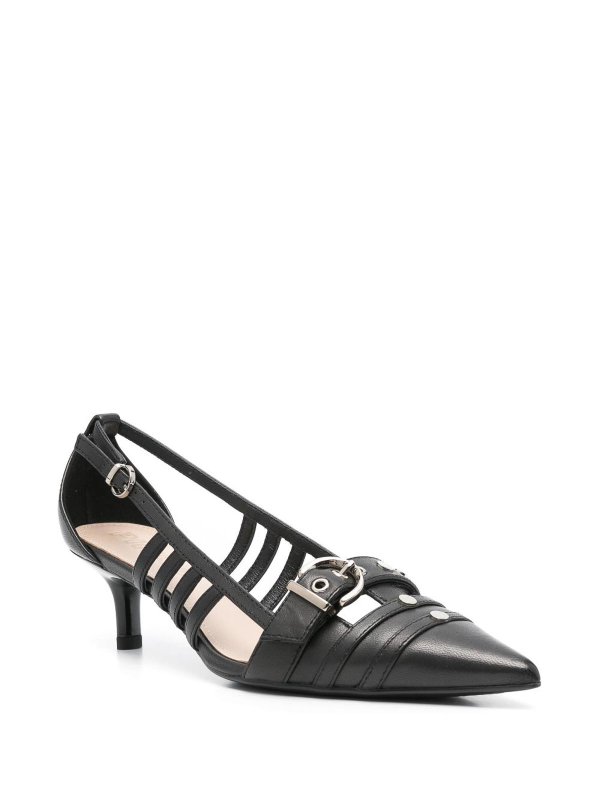 Black  Leather Pumps shop online: Pinko