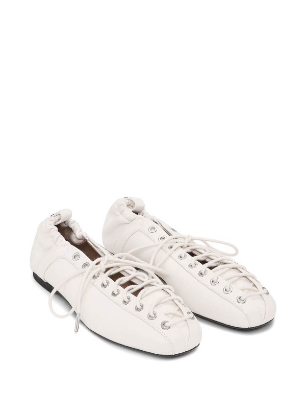 The Best Shops GANNI: Bailarinas - Bailarinas - Blanco