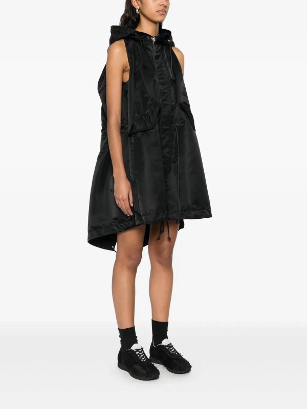 Nylon Twill Hoodie Vest | sacai Official Store サカイ