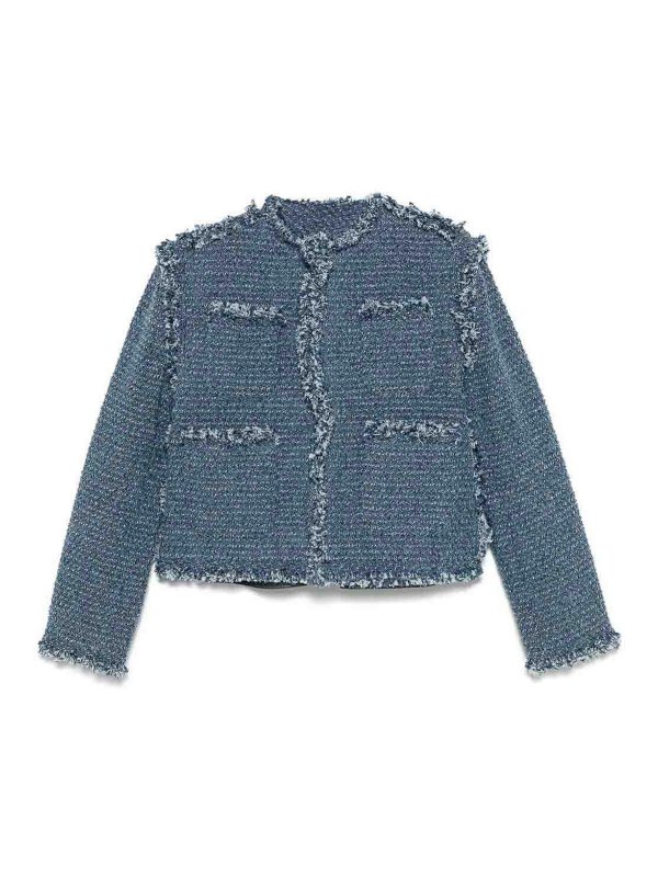 Sacai: giacche denim - Giacca di jeans