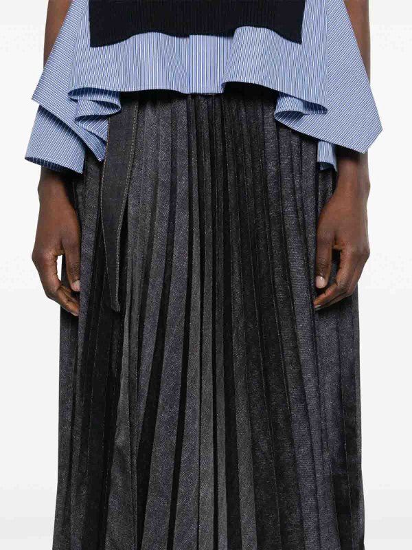 Sacai buy online Denim Mix Skirt
