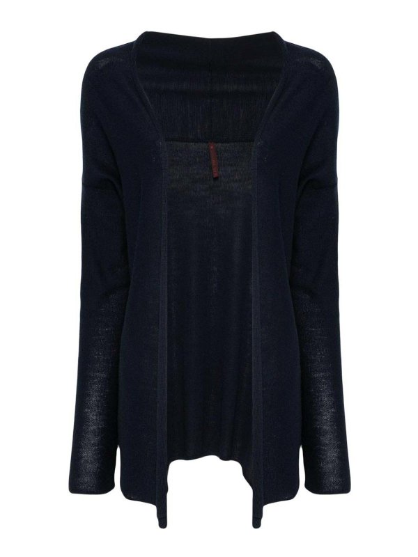 DANIELA GREGIS: cardigans - Incrocino Knitted Wrap Cardigan