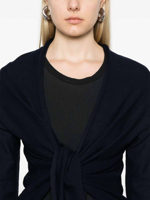 DANIELA GREGIS buy online Incrocino Knitted Wrap Cardigan