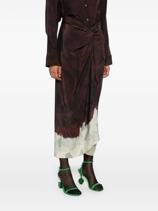 DRIES VAN NOTEN: Knielange und Midi Röcke online - Midirock - Weiß