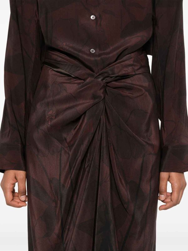 Midirock - Weiß shop online: DRIES VAN NOTEN